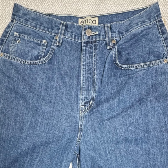 NWT ETICA Iris Relaxed Barrel Jeans in Fistral Blue Denim, Women Size 30 - Picture 5 of 16